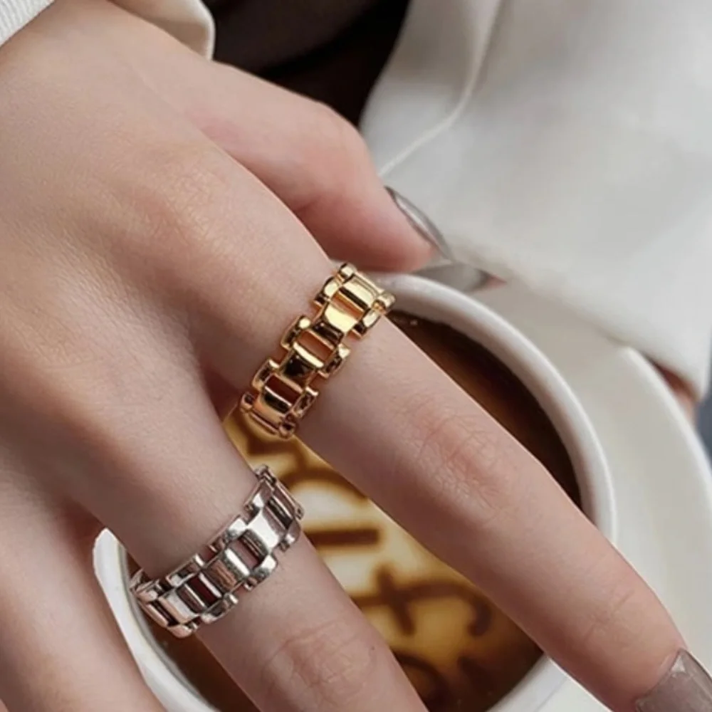 ⚡️Insta watch chain gold plated ring - Picture 2 of 4